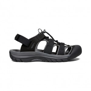 Black Grey Men Keen Rapids H2 Sandals | PLL6116ZE