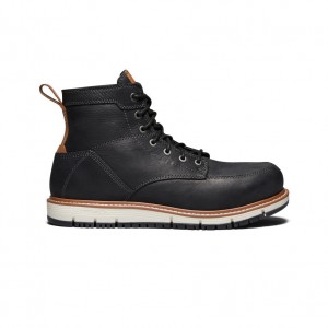 Black Men Keen San Jose 6" Work Boots | LTY8823TM