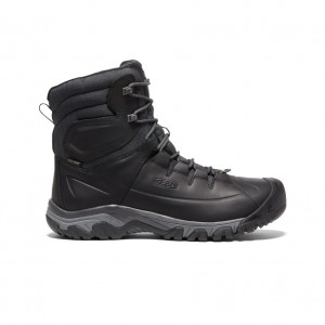 Black Men Keen Targhee High Lace Waterproof Work Boots | VWC3534GB