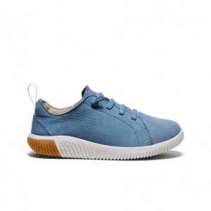 Blue Kids' Keen KNX Leather Sneakers | WEF7088TB