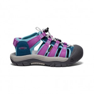 Blue Purple Kids' Keen Newport Boundless Sandals | DGY920LD