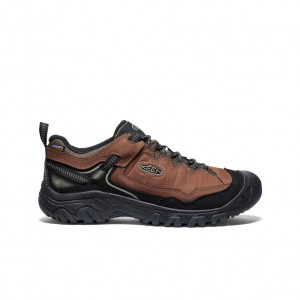 Brown Black Men Keen Targhee IV Waterproof Hiking Shoes | MVH4115IP