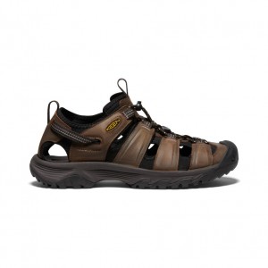 Brown Men Keen Targhee III Sandals | OFZ3782TR