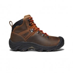 Dark Brown Women Keen Pyrenees Waterproof Hiking Boots | WSF4097UZ