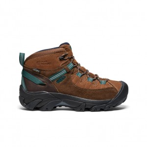 Dark Brown Women Keen Targhee II Waterproof x Leave No Trace Hiking Boots | OMR8958JQ