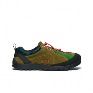 Dark Olive Deep Green Men Keen Jasper Rocks Sneakers | UZI7899IQ