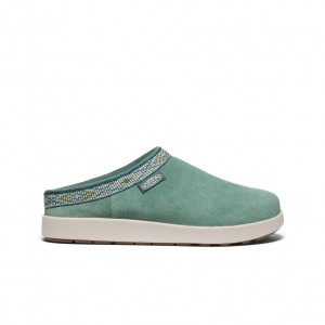 Green Women Keen Elle Suede Mule Slippers | GYI8658NA