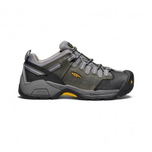 Grey Men Keen Detroit XT ESD Work Shoes | ZWX5149EJ