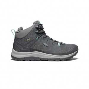 Grey Women Keen Terradora II Waterproof Hiking Boots | BAX737KP