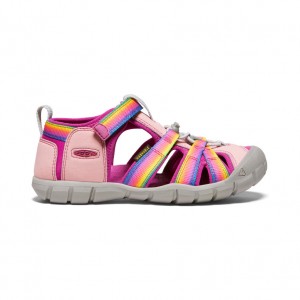 Multicolor Fuchsia Big Kids' Keen Seacamp II CNX Sandals | UPI3987SW