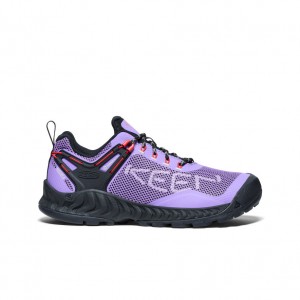 Purple Red Women Keen NXIS EVO Waterproof Work Shoes | DGC7647XW