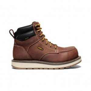 Red Men Keen Cincinnati 6" Waterproof Work Boots | BZN1917IE