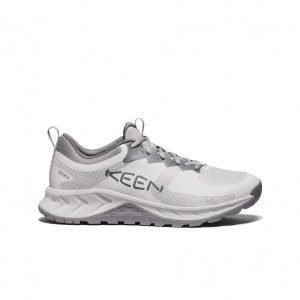 Silver White Men Keen Versacore Waterproof Sneakers | KYE576JL