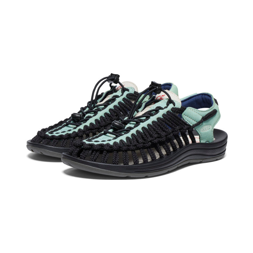 Black Green Women Keen Uneek Sneaker Sandals | GOK3195GT