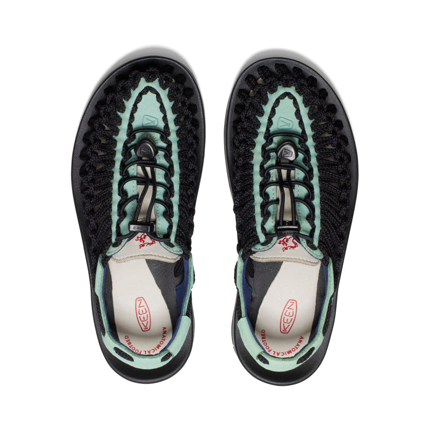 Black Green Women Keen Uneek Sneaker Sandals | GOK3195GT