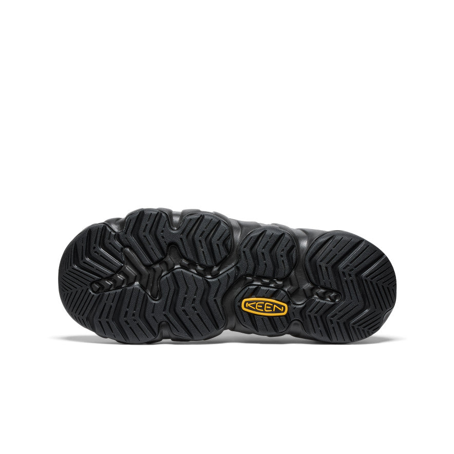 Black Grey Men Keen Hyperport H2 Sandals | PIY737XW