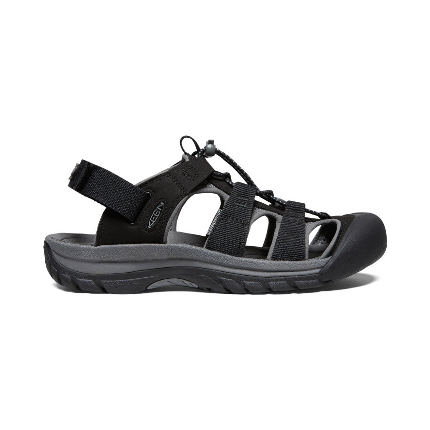 Black Grey Men Keen Rapids H2 Sandals | PLL6116ZE