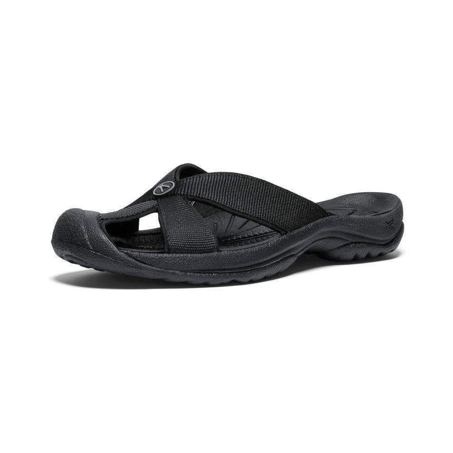 Black Grey Women Keen Bali Slide Sandals | QRA90100NO