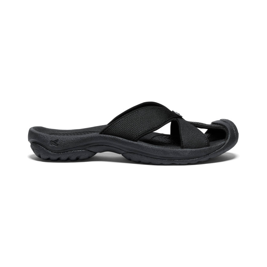 Black Grey Women Keen Bali Slide Sandals | QRA90100NO