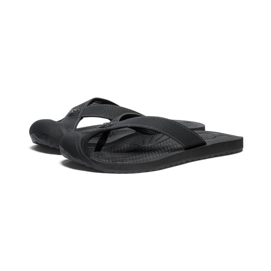 Black Grey Women Keen Barbados Flip Flops | QRP5529KX