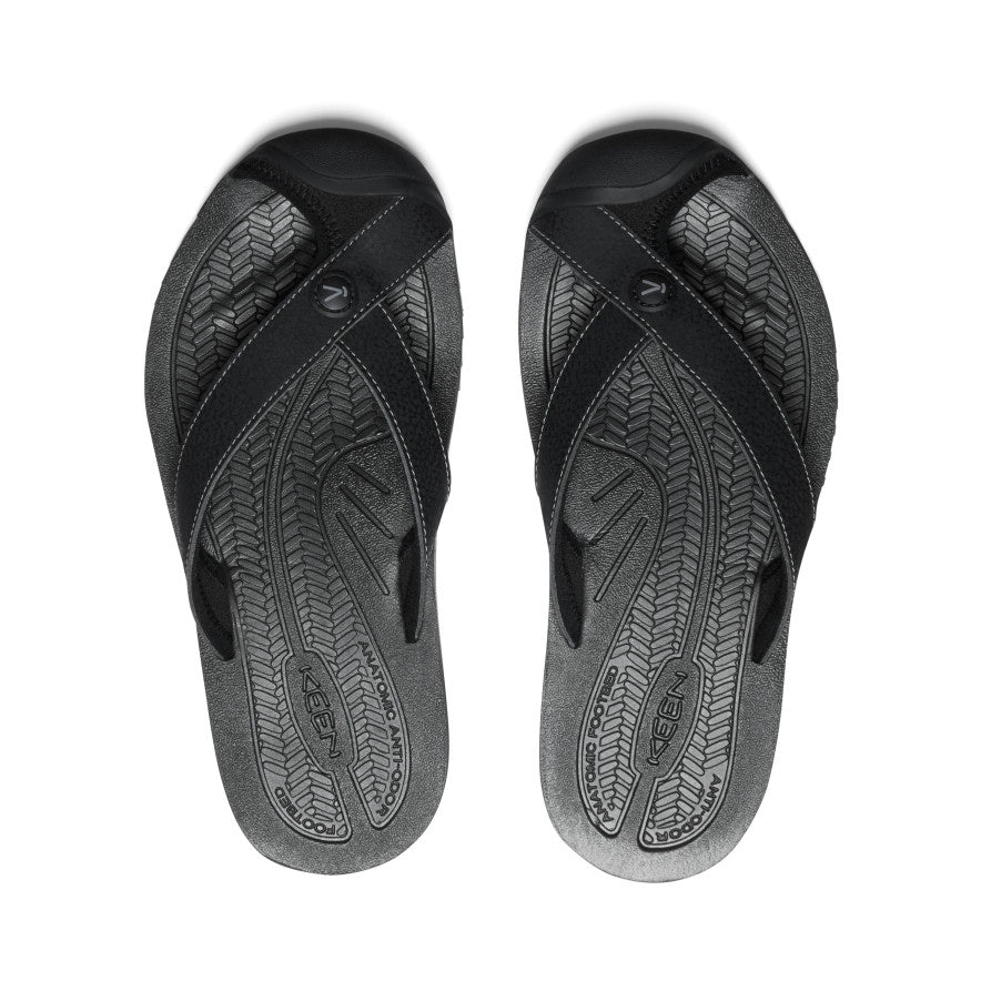 Black Grey Women Keen Barbados Flip Flops | QRP5529KX