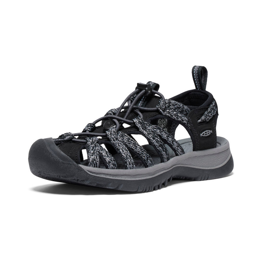 Black Grey Women Keen Whisper Sandals | FFG1843BU