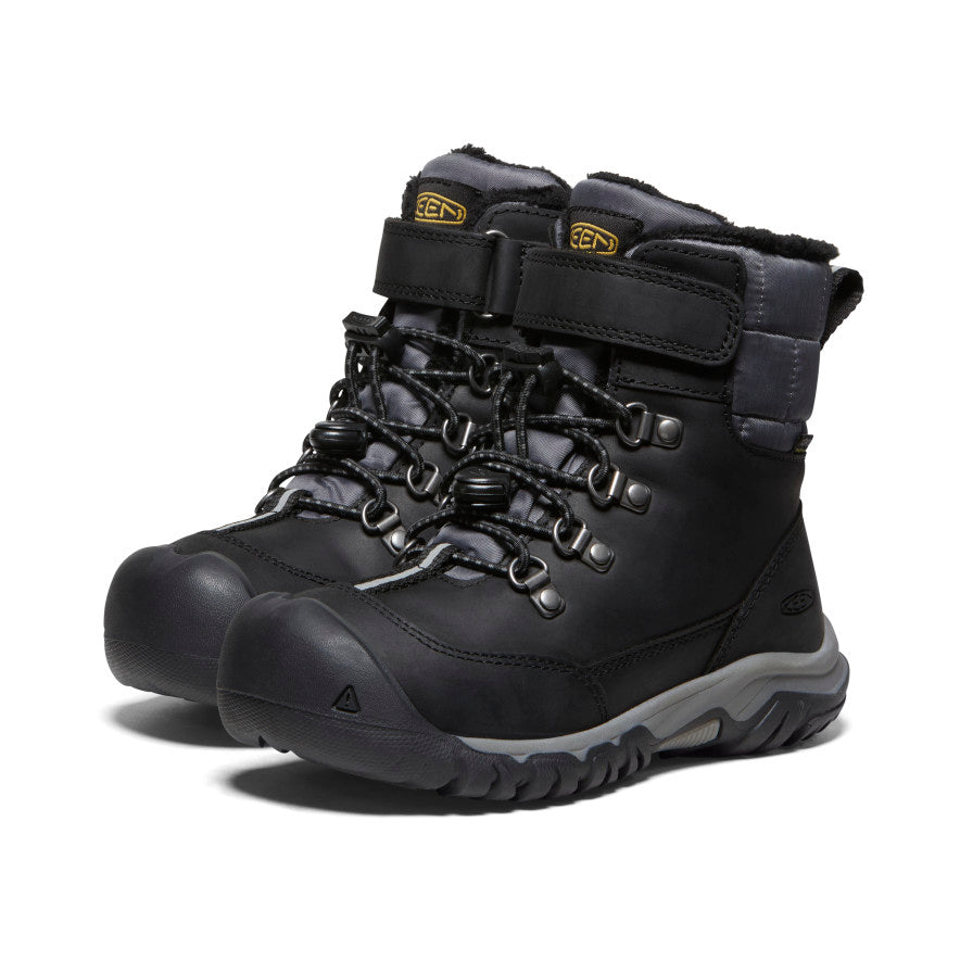 Black Kids' Keen Kanibou Waterproof Winter Snow Boots | YSE4120JJ