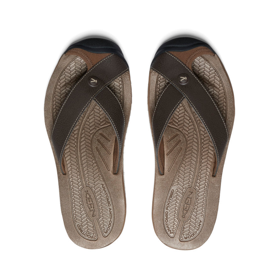 Black Men Keen Barbados Flip Flops | XVB10035RD