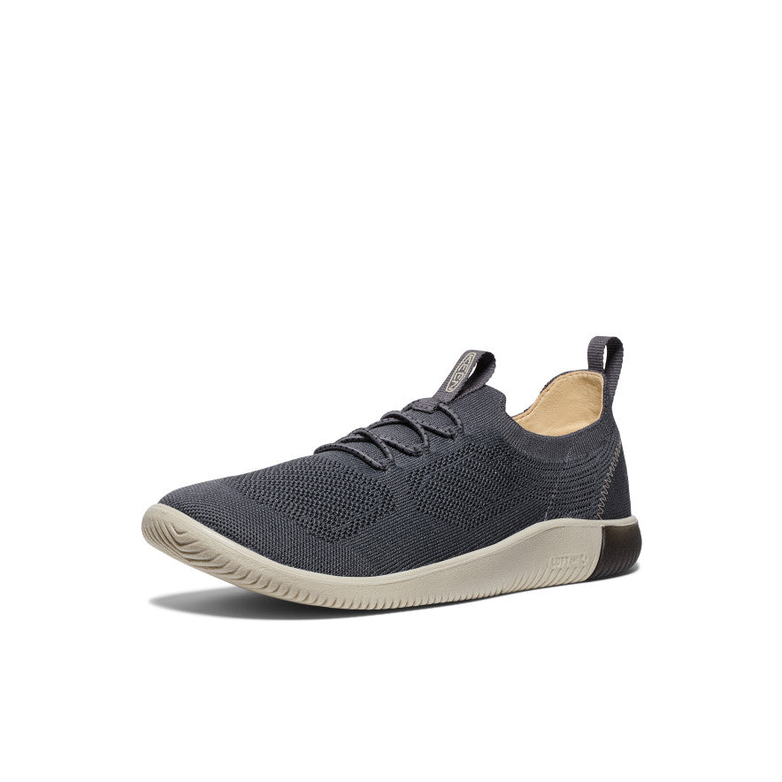 Black Men Keen KNX Knit Sneakers | ZUZ4561ZG