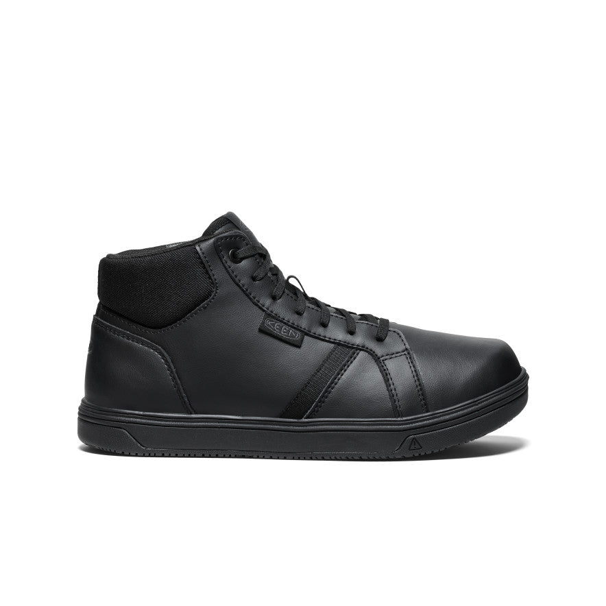 Black Men Keen PTC Kenton Mid Work Shoes | OLB1087GZ