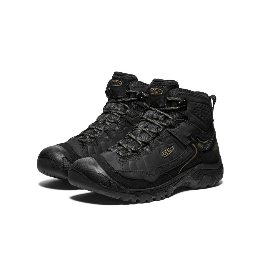 Black Men Keen Targhee IV Waterproof Hiking Boots | EMP7920XL