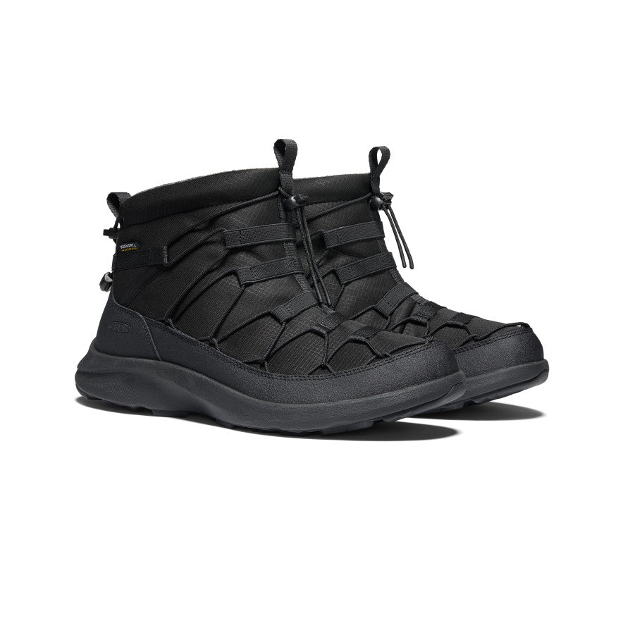 Black Men Keen Uneek SNK Waterproof Chukka Boots | HSW3195XG