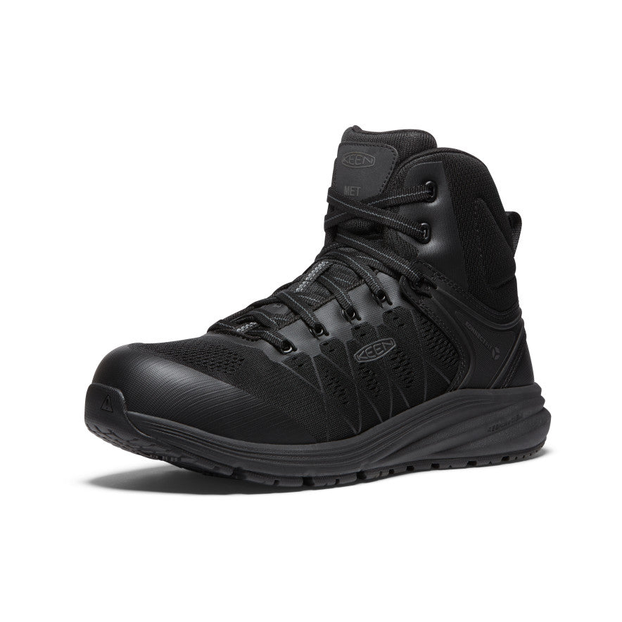 Black Men Keen Vista Energy Mid INT MET Work Boots | MZR8100XO