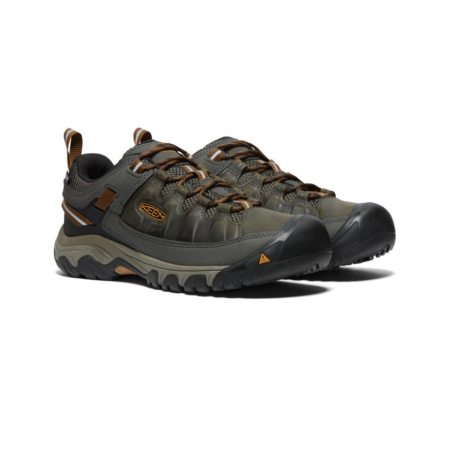 Black Olive Brown Men Keen Targhee III Waterproof Work Shoes | MLE7938UY