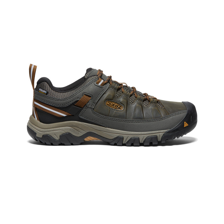 Black Olive Brown Men Keen Targhee III Waterproof Work Shoes | MLE7938UY