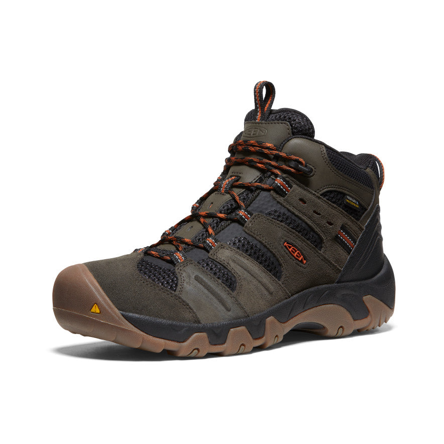 Black Olive Khaki Orange Men Keen Headout Waterproof Hiking Boots | ZWC924JP