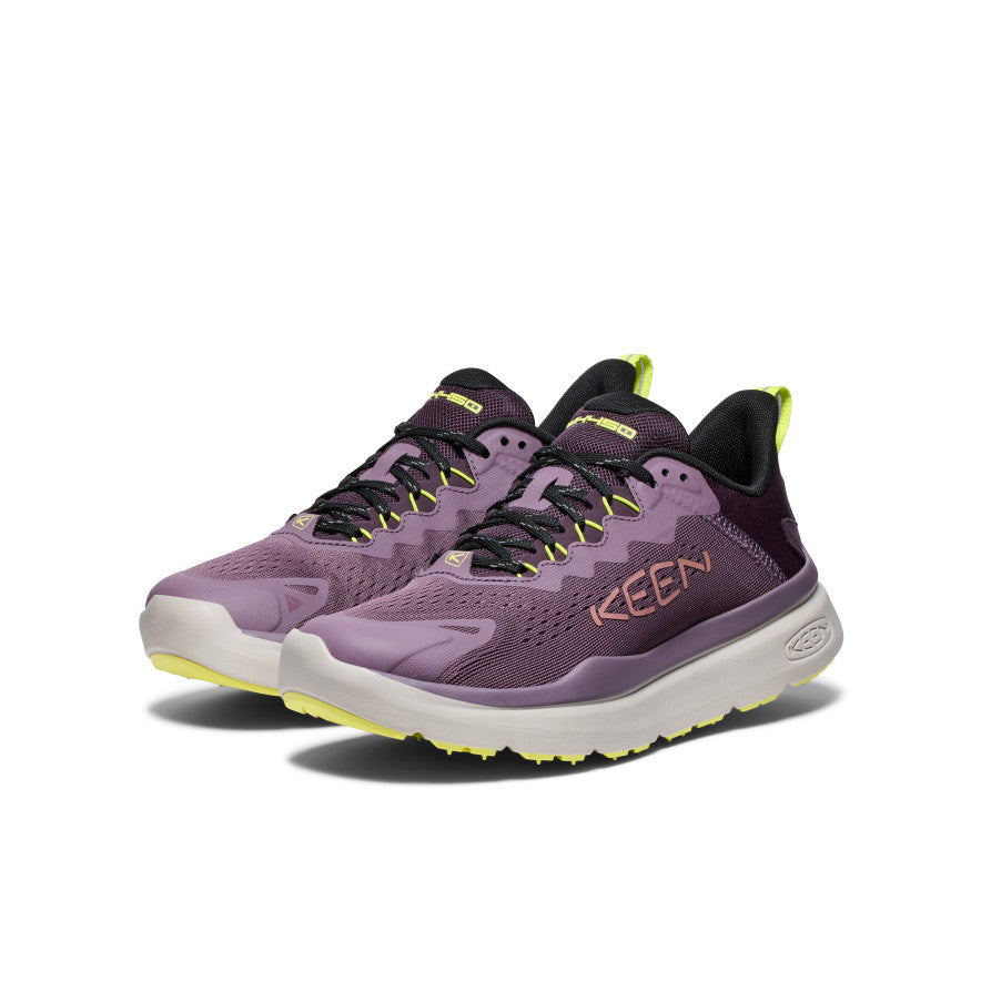 Black Purple Green Women Keen WK450 Walking Shoes | CWR8364UP