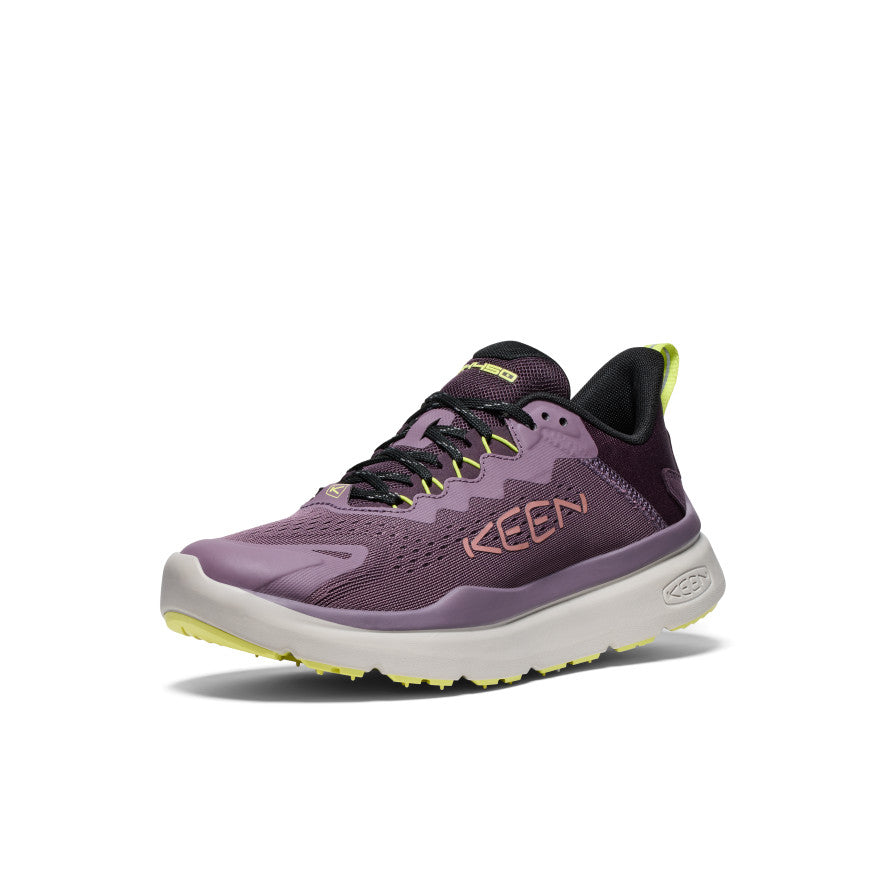 Black Purple Green Women Keen WK450 Walking Shoes | CWR8364UP