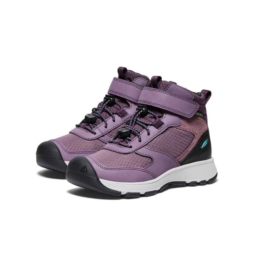 Black Purple Kids' Keen Skua Waterproof Work Boots | XBA3622MM