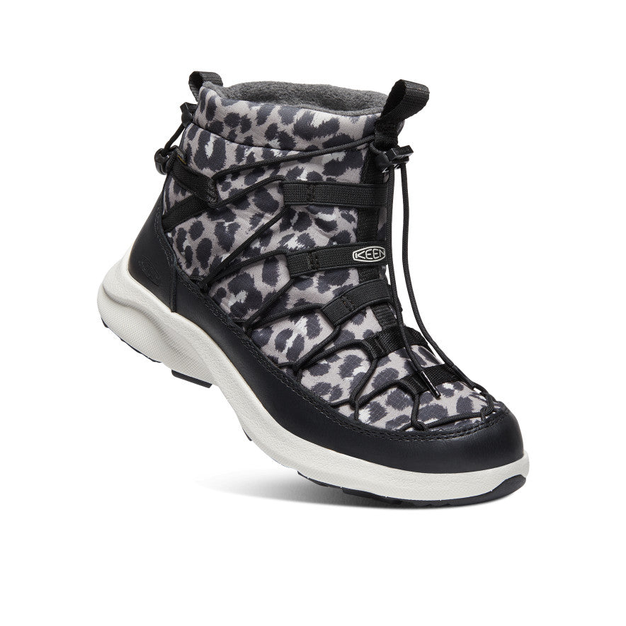 Black Silver Women Keen Uneek SNK II Waterproof Snow Boots | PHJ9458TQ