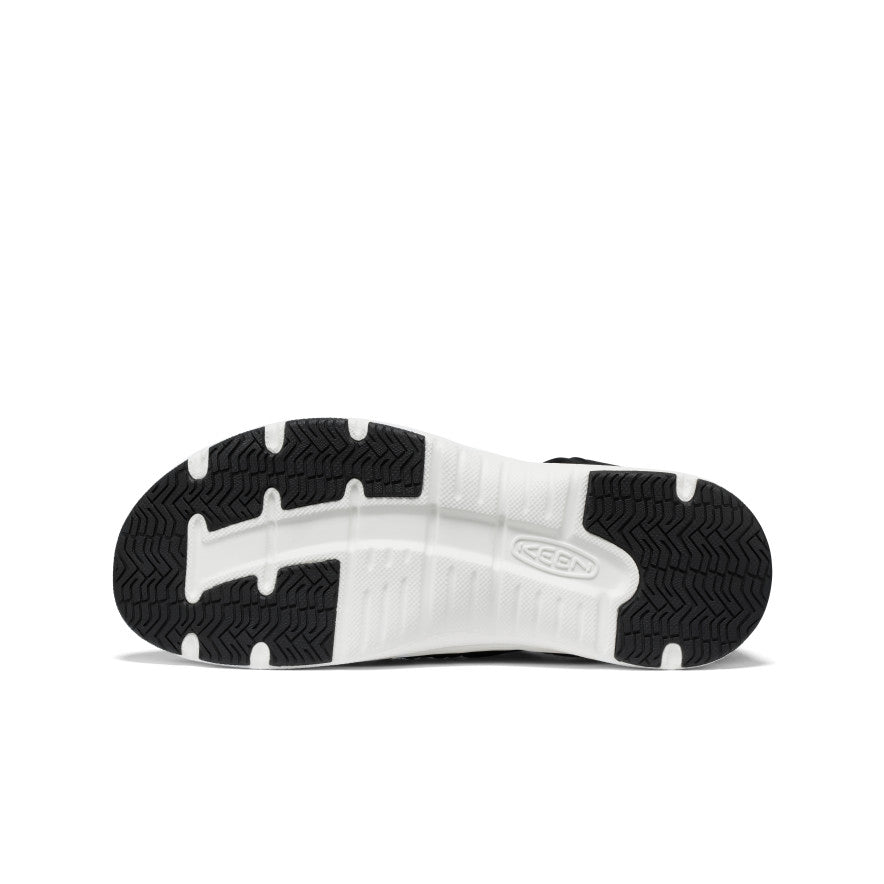 Black White Men Keen Uneek O3 Sneaker Sandals | AAO1179RC