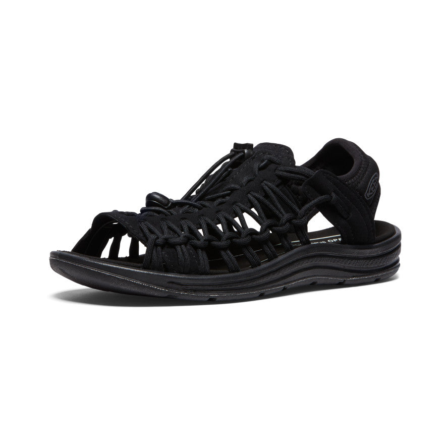 Black Women Keen Uneek II Open-Toe Sneaker Sandals | HRH645KV