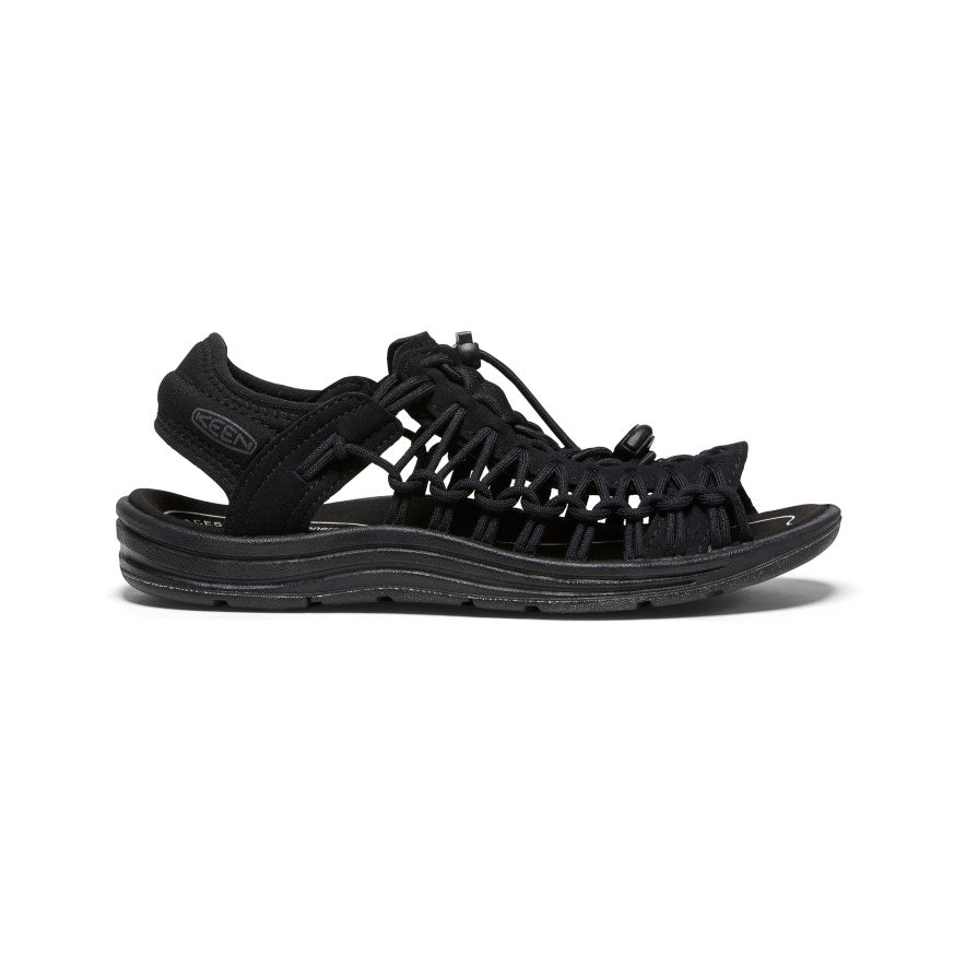 Black Women Keen Uneek II Open-Toe Sneaker Sandals | HRH645KV