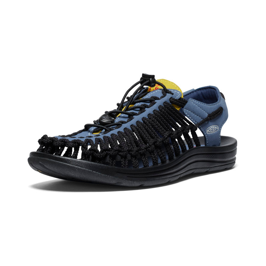 Blue Black Men Keen Uneek Sneaker Sandals | UDP1416HJ