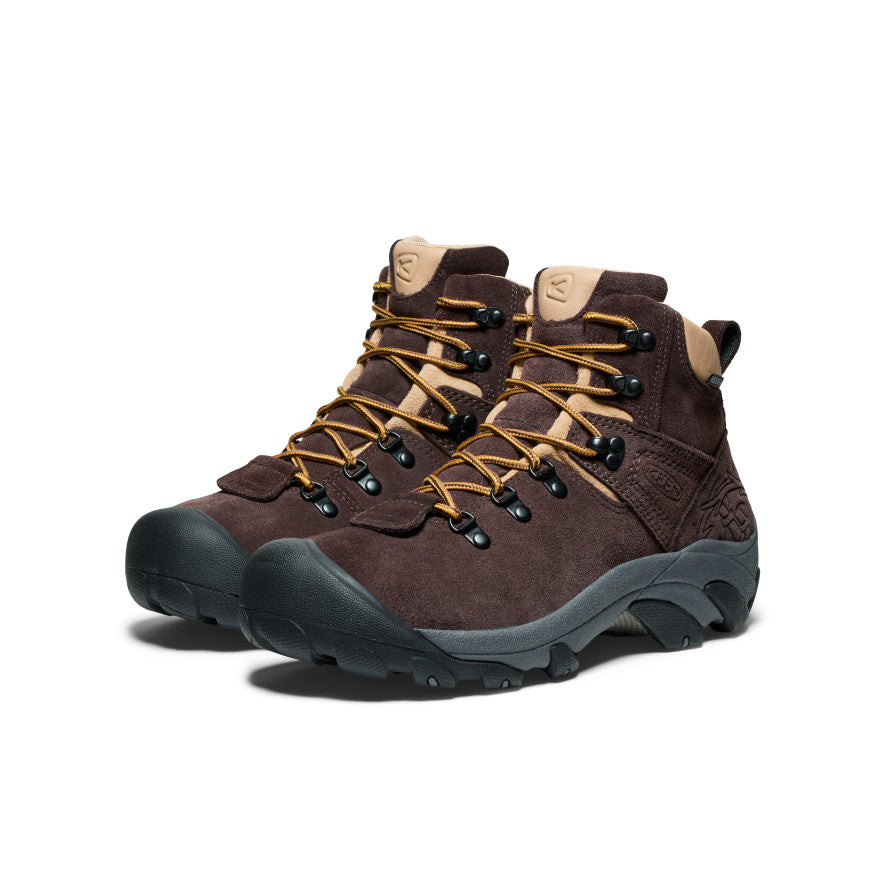 Blue Brown Men Keen Pyrenees Waterproof x Mountain Research Hiking Boots | KGB1018DW