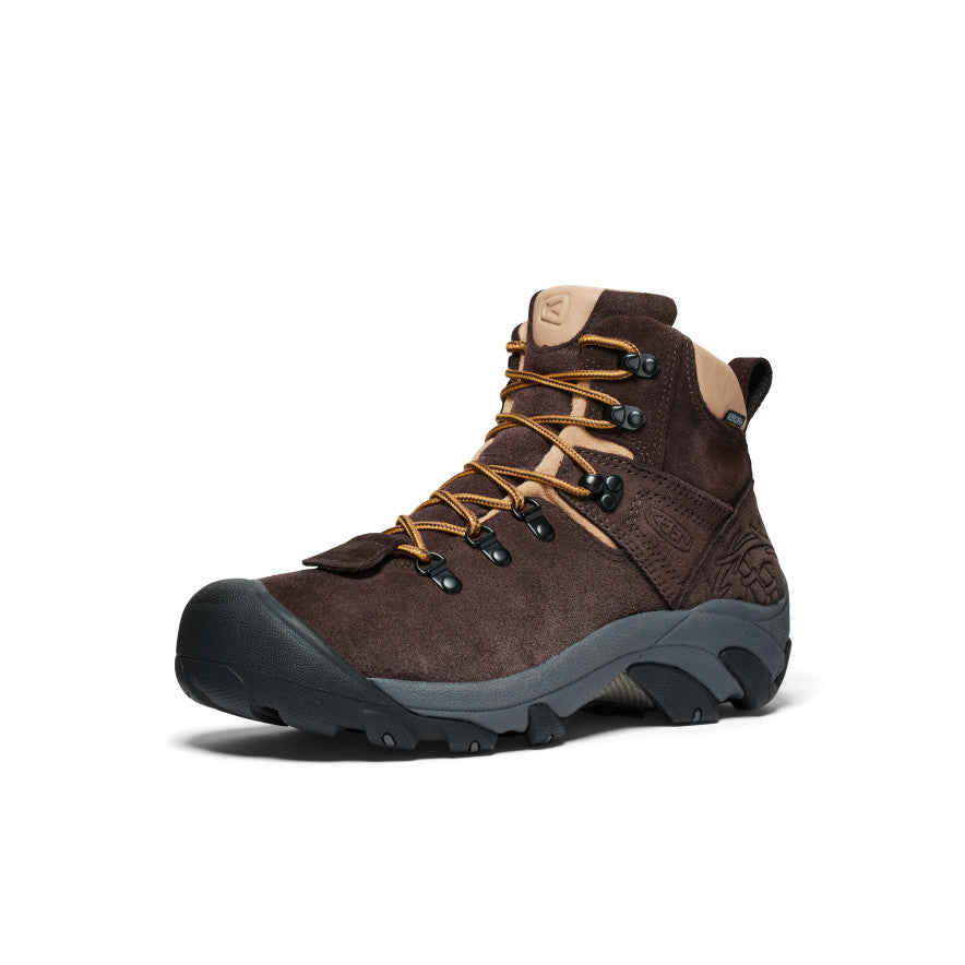 Blue Brown Men Keen Pyrenees Waterproof x Mountain Research Hiking Boots | KGB1018DW