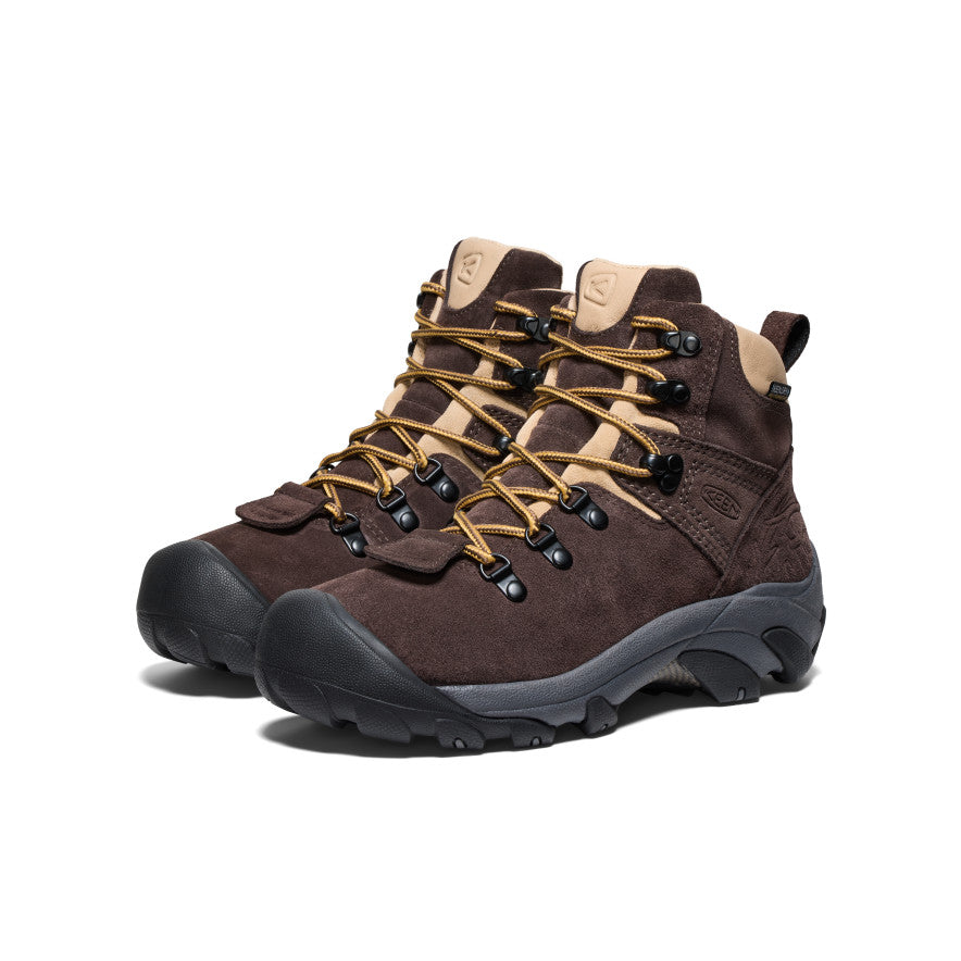 Blue Brown Women Keen Pyrenees Waterproof x Mountain Research Hiking Boots | NBD836FF