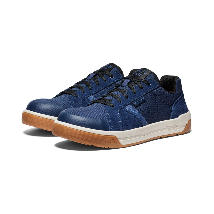 Blue Men Keen Kenton Work Shoes | XEQ3088JW