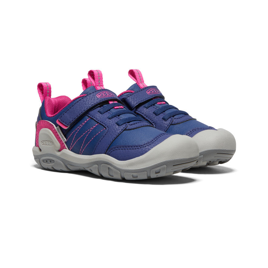 Blue Pink Peacock Kids' Keen Knotch Peak Sneakers | ZAN2916VR