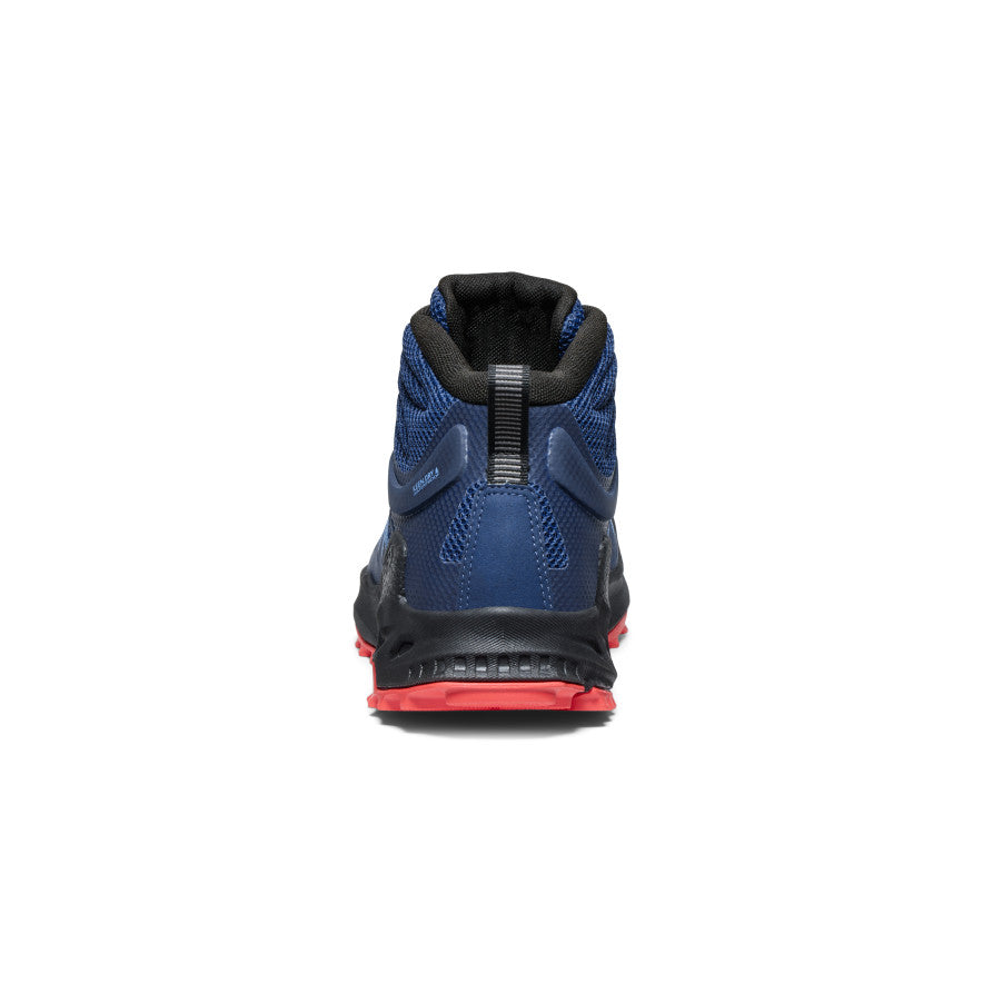 Blue Red Men Keen Zionic Waterproof Hiking Boots | BDY631VN